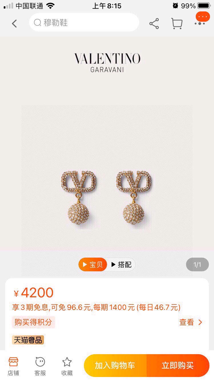 Valentino Earrings